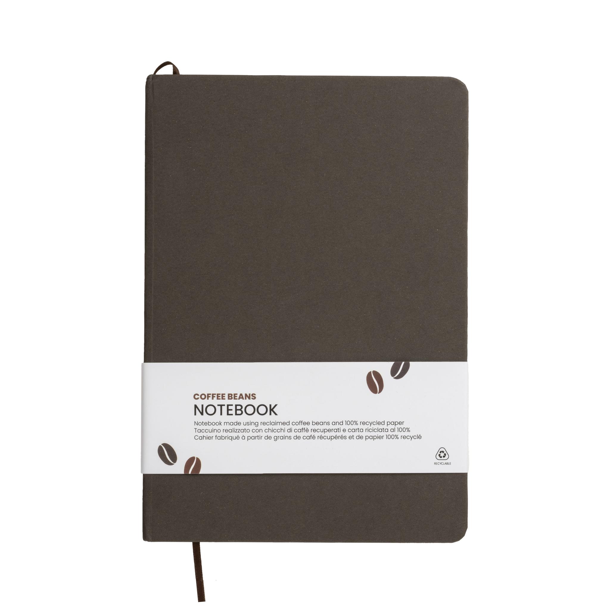 Quaderno con copertina realizzata con i residui di frutta ed elastico di chiusura Quaderno con copertina realizzata con i residui di frutta ed elastico di chiusura